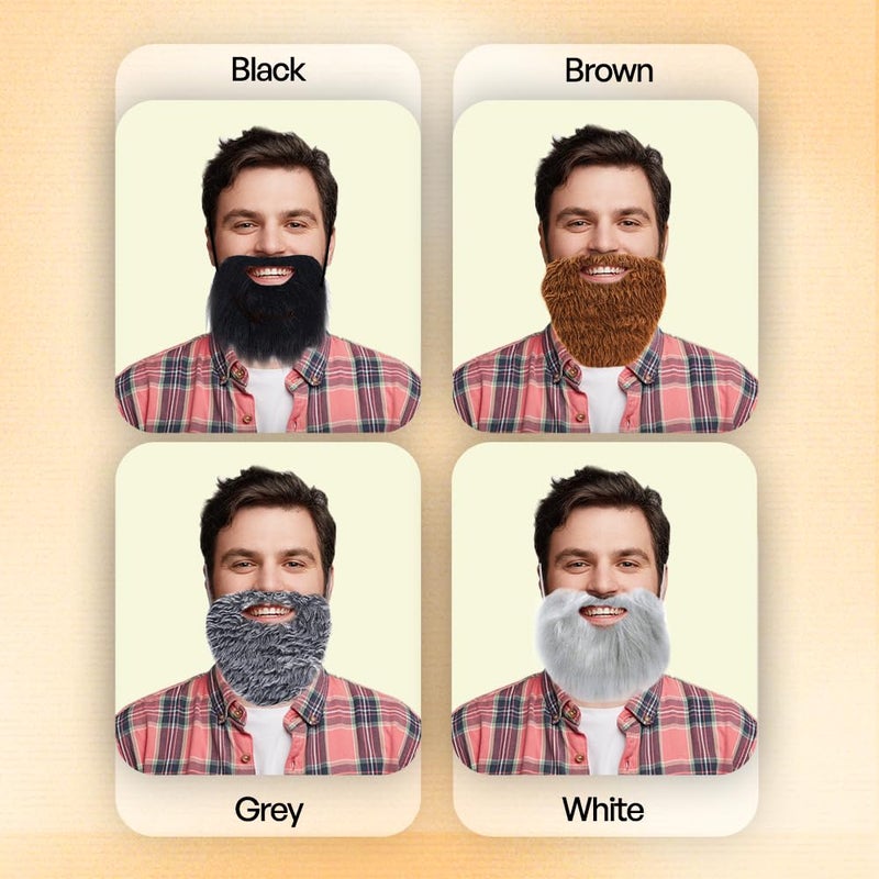Tigerdoe Fake Beard for Adults Kids - Costume Accessories - Beard & Mustache - Fake Mustaches - Image 4